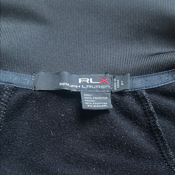 Blue and Black Track Jacket with Yellow Accents - Picture 4 of 5